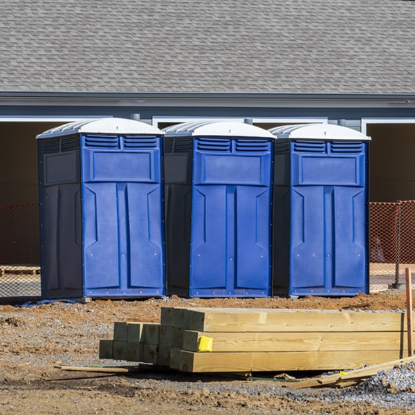 how often are the portable toilets cleaned and serviced during a rental period in Winthrop MA